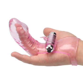 2020 Degetul Maneca Vibrator Punctul G Masaj Vibrator Vibrator Adult Sex Toys Stimula Femei Masturbare Cu Vibrator Clit En-Gros