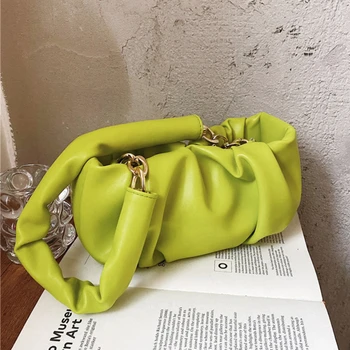 Brand de lux Cutat Axila sac de Mici 2021 Nou Moale din Piele PU pentru Femei Geantă de mână de Designer Lanț de Umăr Geanta Messenger