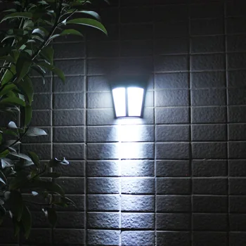 6 LED Solar Senzor de Mișcare lumini de Perete Iluminat Exterior Gradina Decora Gard led lumina reflectoarelor Scara Cale rezistent la apa lumina Soarelui