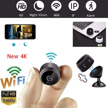 4K HD Mini IP WIFI Camera camera Video Wireless de Acasă de Securitate DVR Camera de Noapte Cu Exercitii de Monitorizare/WIFICAM PRO APP de Alarmă