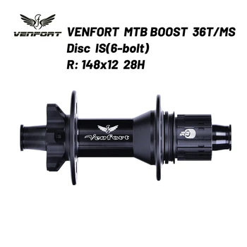 VENFORT M350 DT swiss Star Clichet butuc MTB BOOST 148 mm 28/32H 6-Bolt pentru HG SRAM XD Micro Spline 12 viteza hub-uri