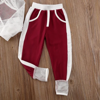 3PCS 2-7Y cu Glugă Topuri de Cultură pantaloni de Trening Pantaloni Casual Tinuta de Vara Trening Copil Baby Girl Haine Seturi