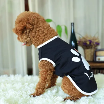 Amprenta Haine De Câine Vestă Scrisoarea De Câini, Îmbrăcăminte De Simplu De Moda Primavara-Vara Chihuahua Drăguț Coutume Trendy Boy Fata De Ropa Perro