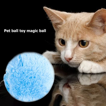 5x Durabilitate Amuzant Musca Chițăit Jucărie animale de Companie Jucărie Electrică Automată Pisică Câine de Etaj Interactiv Curat Magic Roller Ball