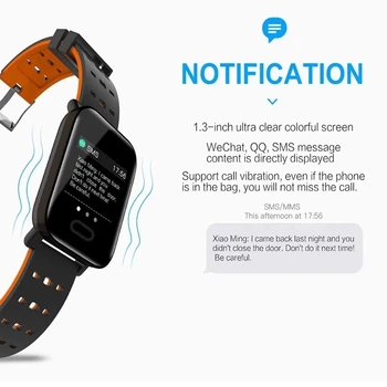 A6 Ceas Inteligent Monitor de Ritm Cardiac tensiunea Arterială Măsura Sport Bandă rezistent la apa SmartWatch Pentru Android IOS Telefon Huawei Watche