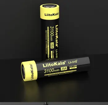 1-10BUC LiitoKala Lii-31 18650 Acumulator 3.7 V Li-ion 3100mA 35A baterie de Putere mare Pentru dispozitive de scurgere.