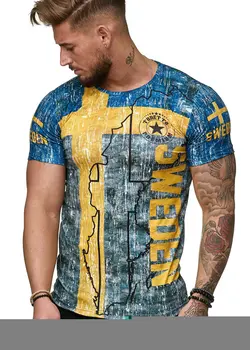 2021 Nou Fierbinte de Vânzare de Moda pentru Bărbați 3D Imprimate T-Shirt Topuri de Vara Street Casual Uzura